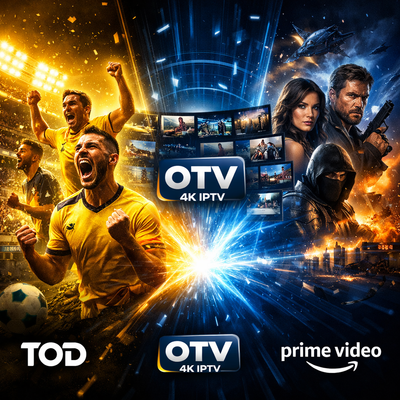 TOD + OTV 4K IPTV + Amazon Prime Video – Ultimate Premium Bundle